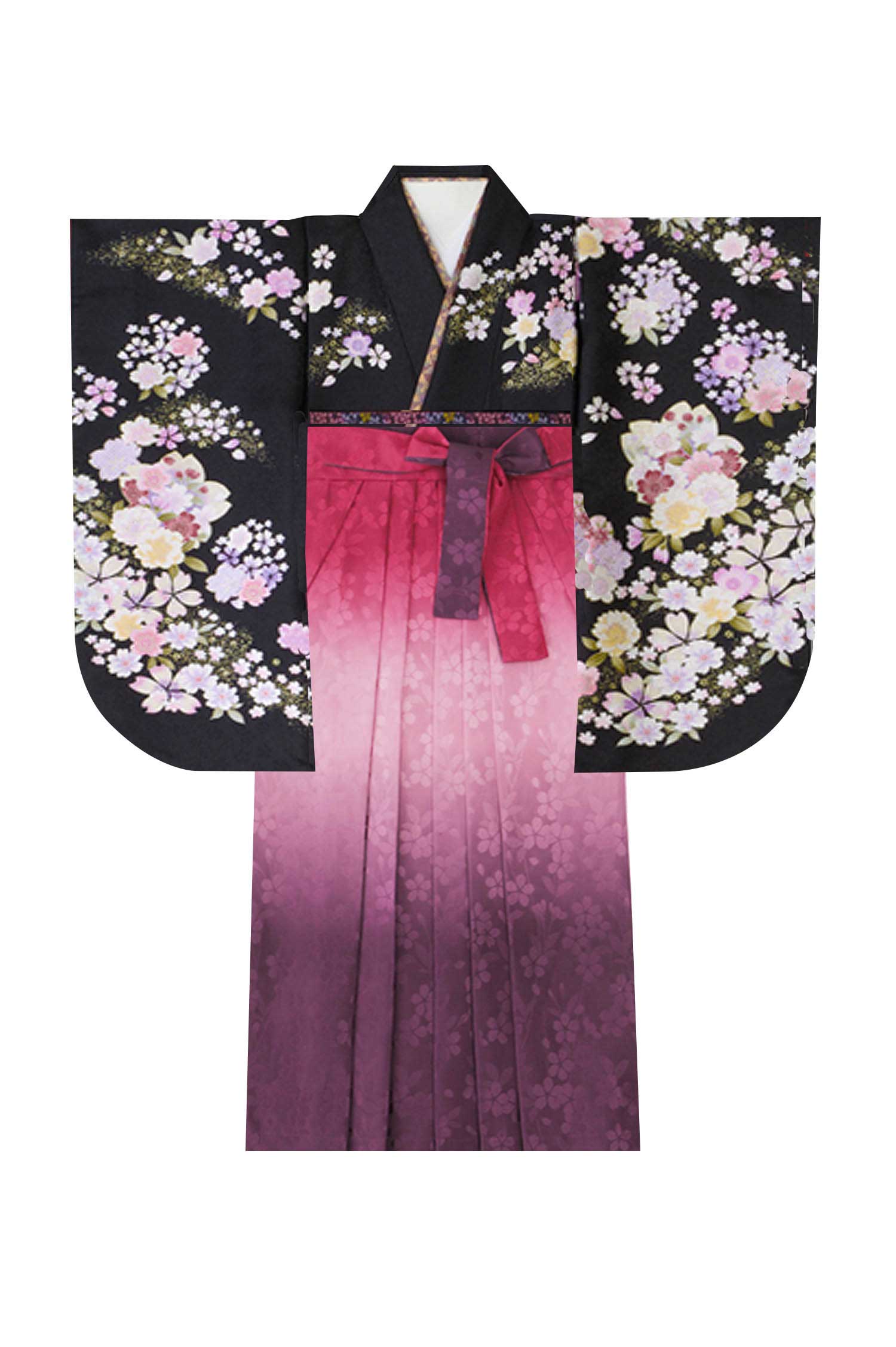 黒　桜チラシ